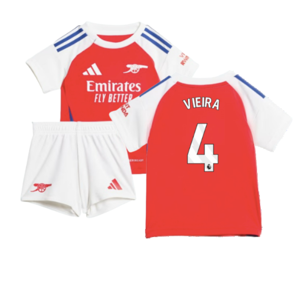 2024-2025 Arsenal Home Baby Kit (Vieira 4)