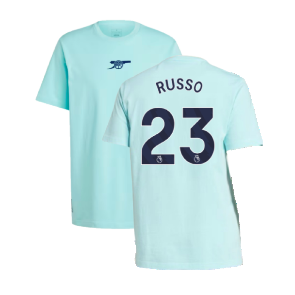 2024-2025 Arsenal Seasonal Tee (Clear Aqua) (Russo 23)