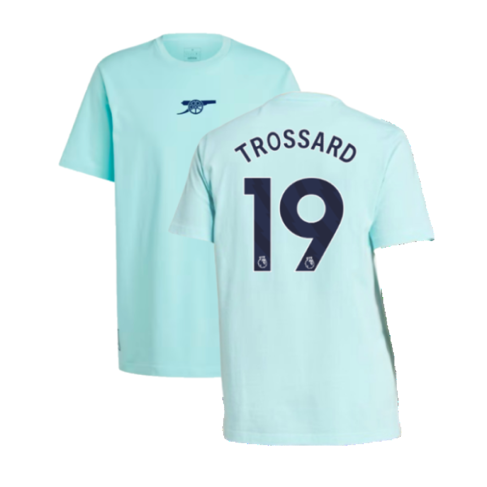 2024-2025 Arsenal Seasonal Tee (Clear Aqua) (Trossard 19)