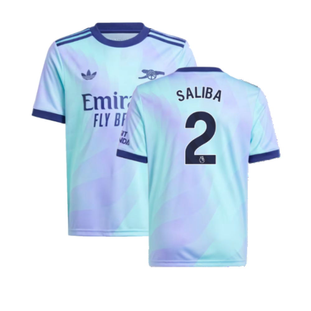 2024-2025 Arsenal Third Shirt (Kids) (Saliba 2)