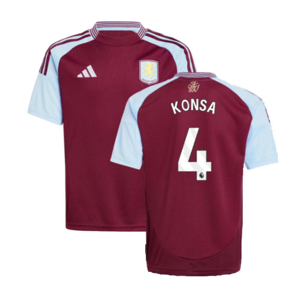 2024-2025 Aston Villa Home Shirt (Kids) (Konsa 4)