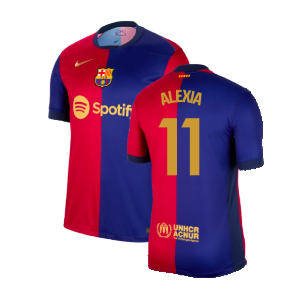 2024-2025 Barcelona Home Shirt (Alexia 11)