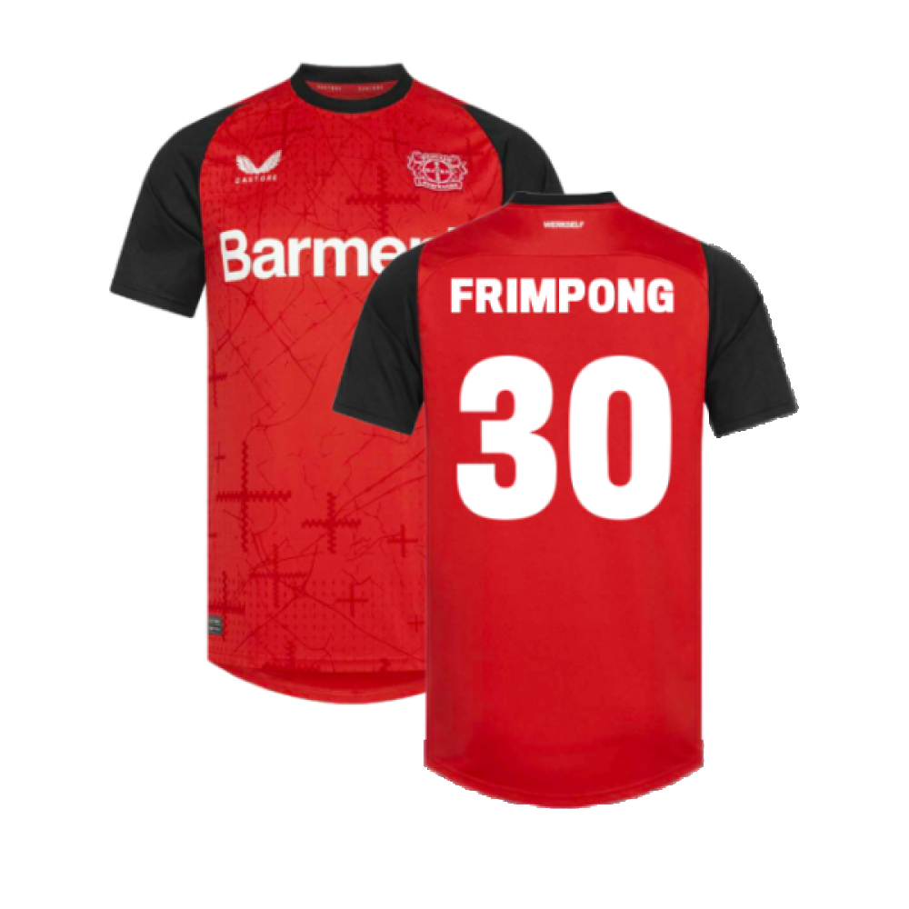 2024-2025 Bayer Leverkusen Home Shirt (Frimpong 30)