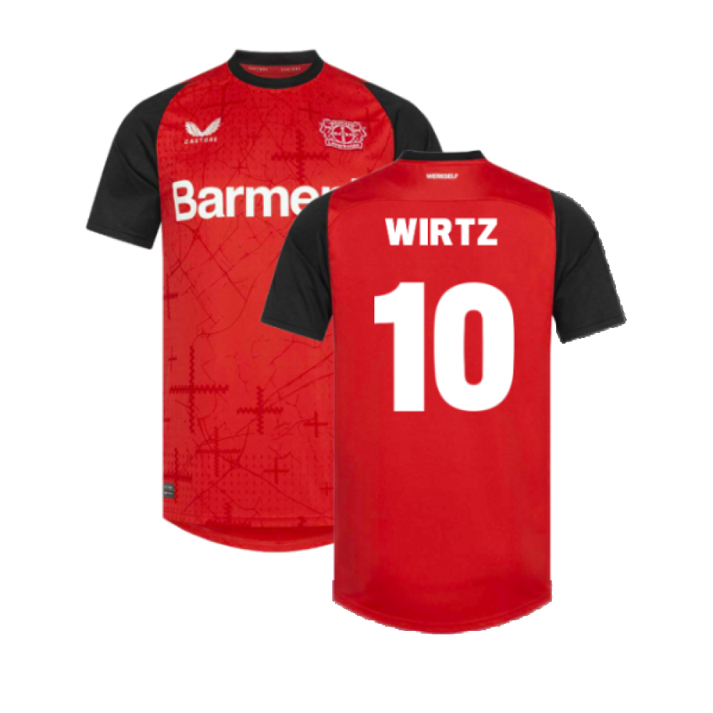 2024-2025 Bayer Leverkusen Home Shirt (Wirtz 10)