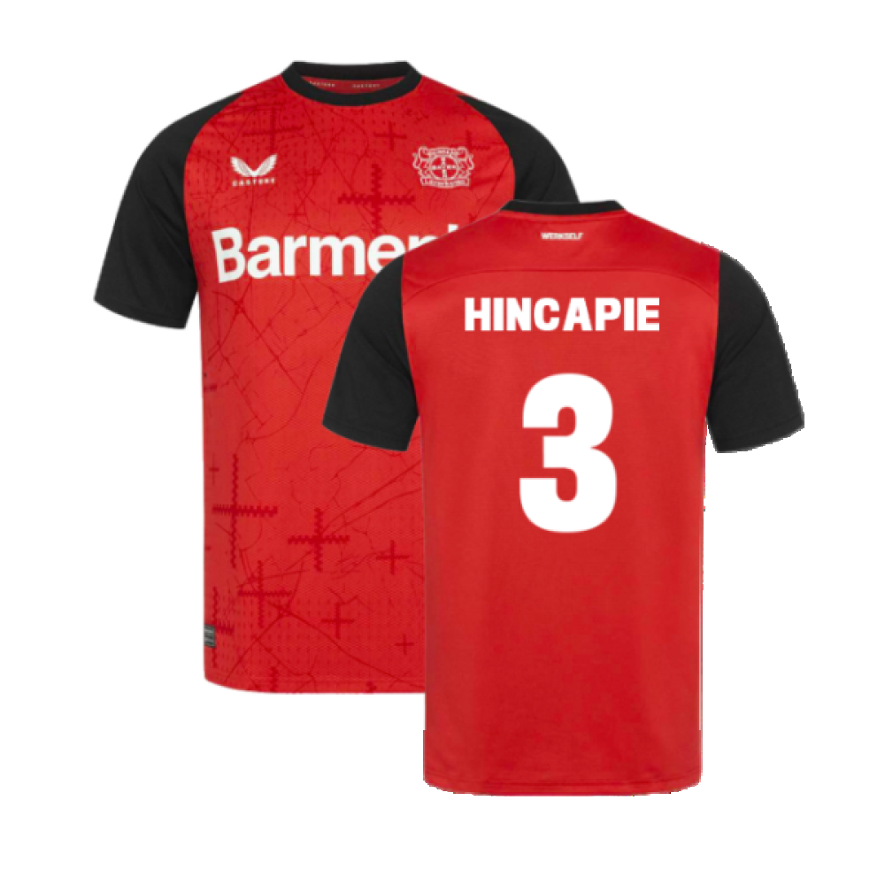 2024-2025 Bayer Leverkusen Pro Home Shirt (Hincapie 3)