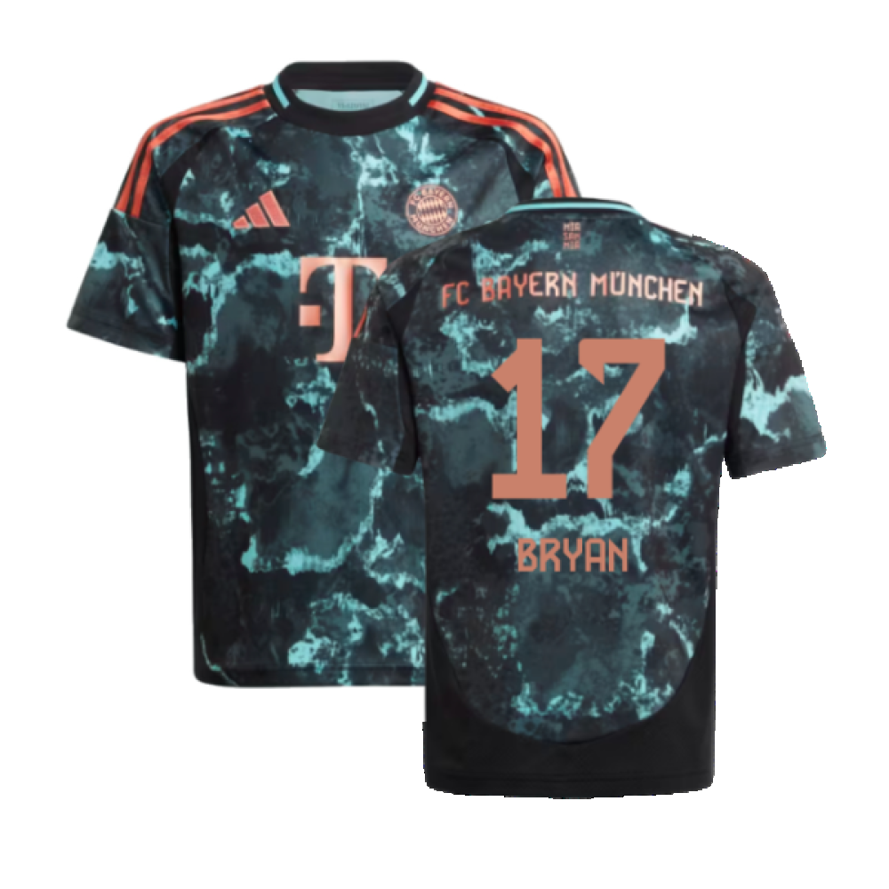 2024-2025 Bayern Munich Away Shirt (Kids) (Bryan 17)