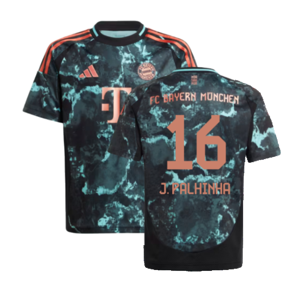 2024-2025 Bayern Munich Away Shirt (Kids) (J. Palhinha 16)