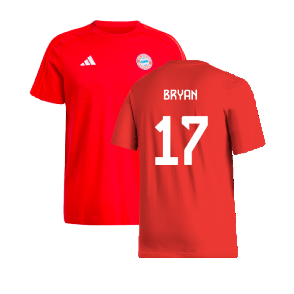 2024-2025 Bayern Munich DNA Tee (Red) (Bryan 17)