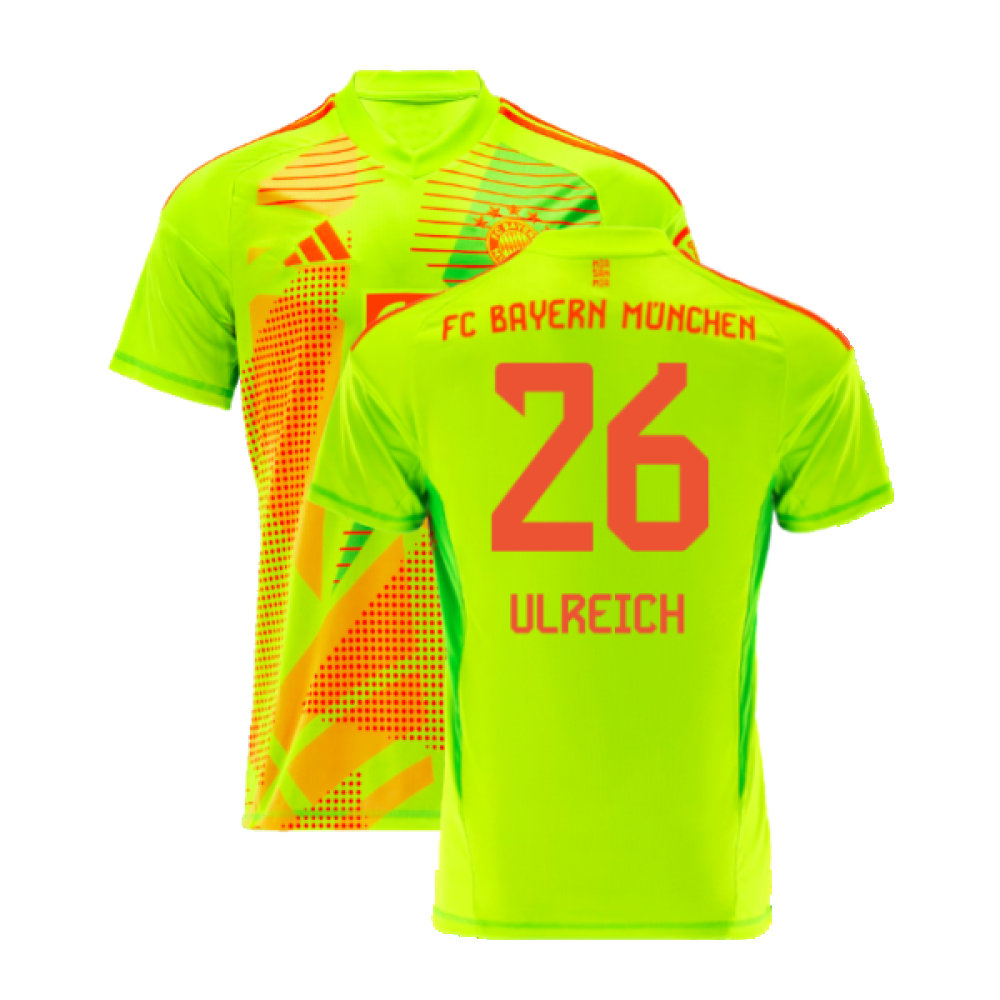 2024-2025 Bayern Munich Home Goalkeeper Shirt (Yellow) - Kids (Ulreich 26)