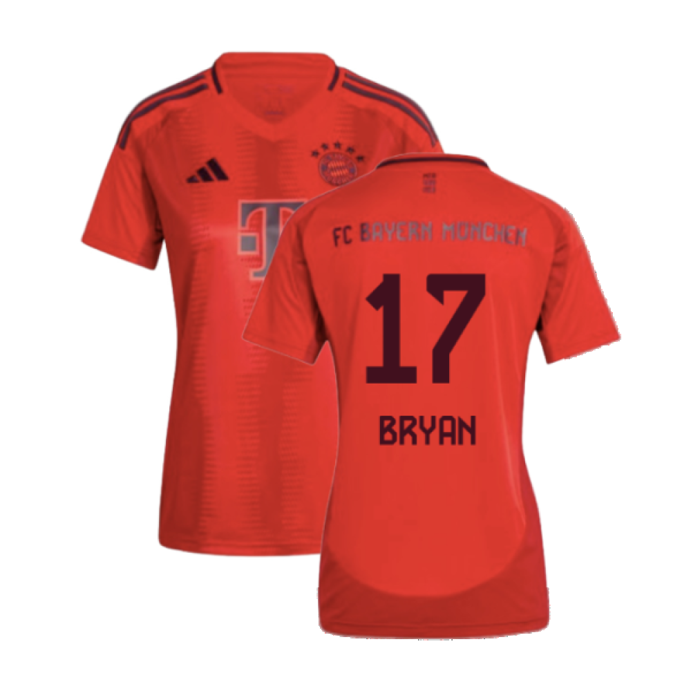 2024-2025 Bayern Munich Home Shirt (Womens) (Bryan 17)