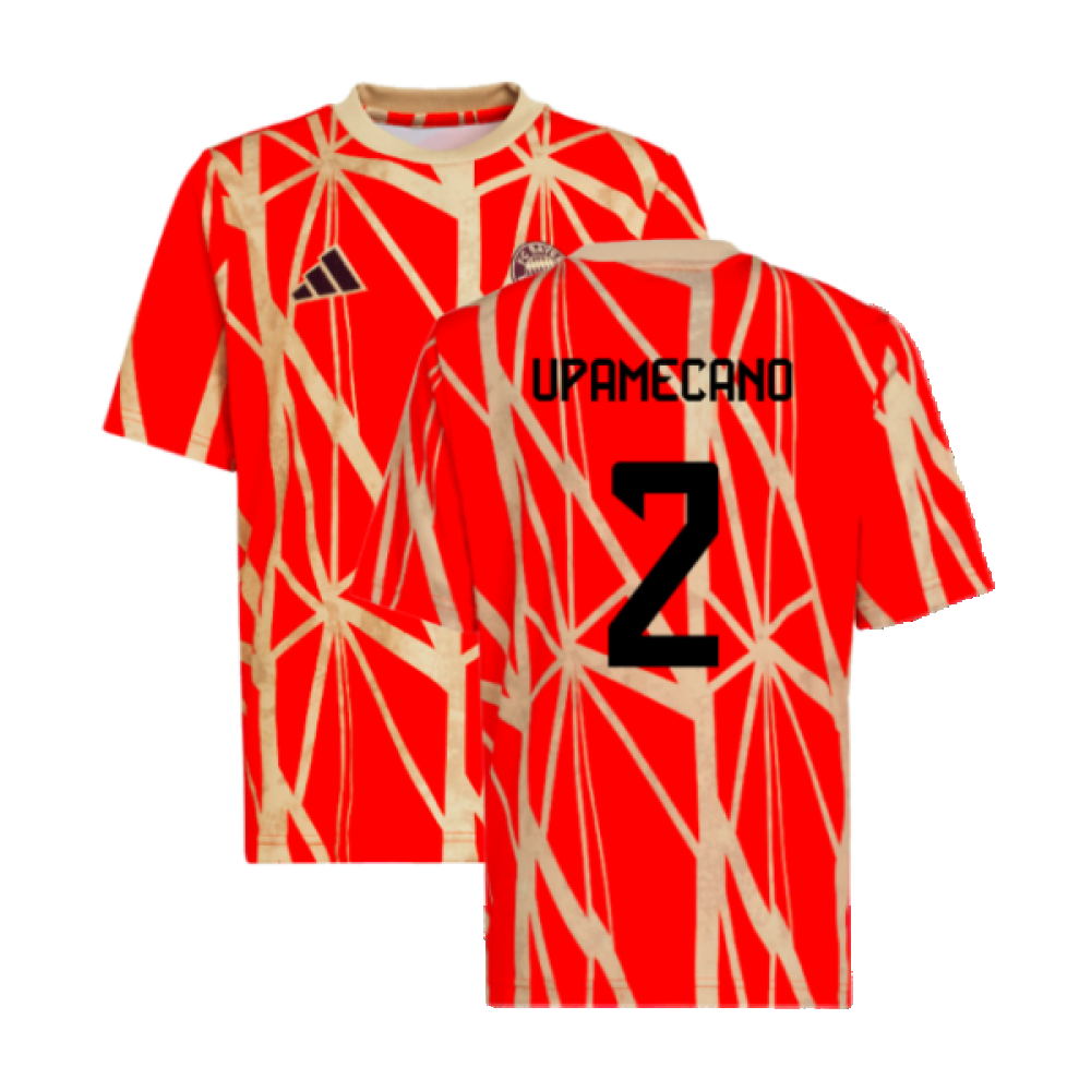 2024-2025 Bayern Munich Pre-Match Shirt (Red) - Kids (Upamecano 2)