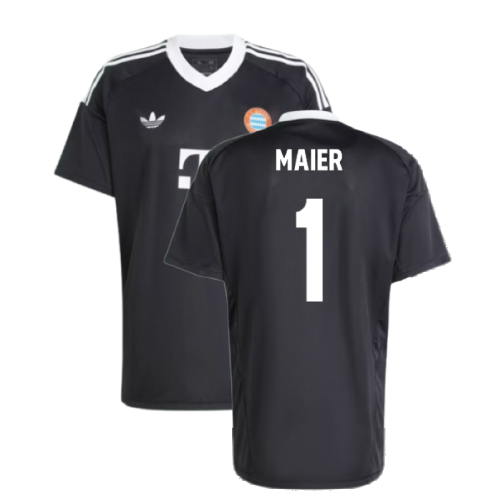 2024-2025 Bayern Munich Third Goalkeeper Shirt (Black) (Maier 1)