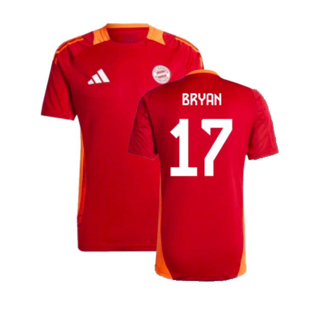 2024-2025 Bayern Munich Training Shirt (Red) (Bryan 17)