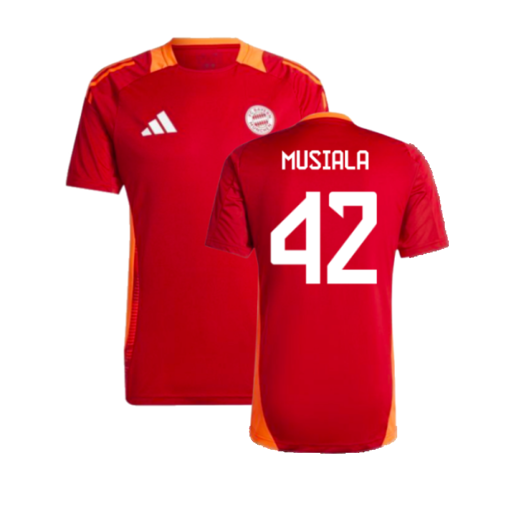 2024-2025 Bayern Munich Training Shirt (Red) (Musiala 42)