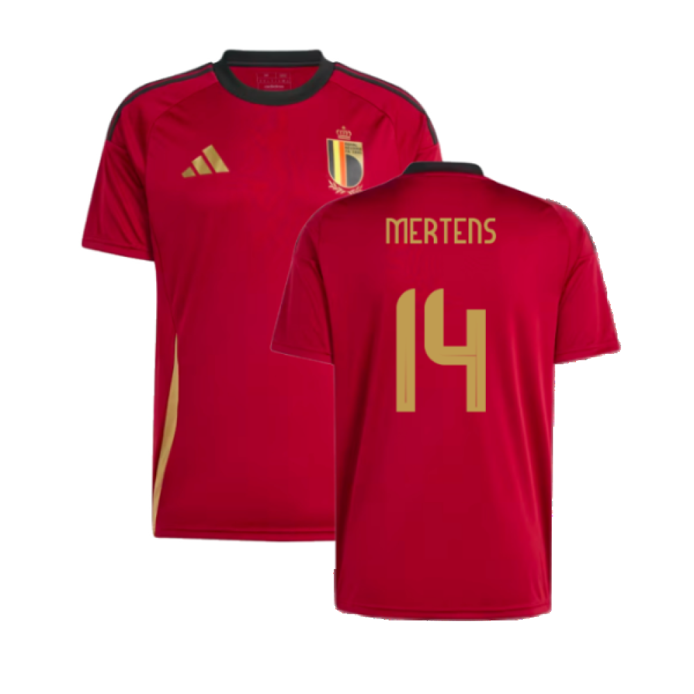 2024-2025 Belgium Home Fan Shirt (Mertens 14)