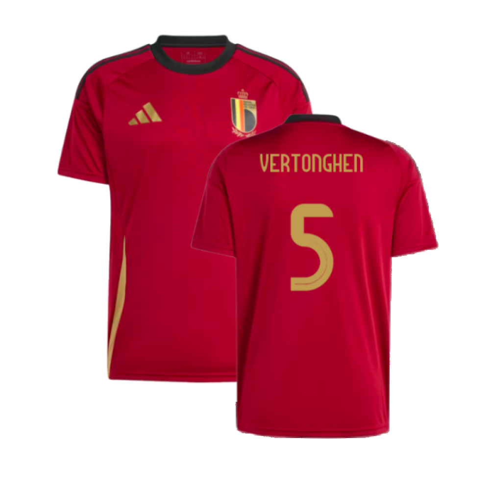 2024-2025 Belgium Home Fan Shirt (Vertonghen 5)