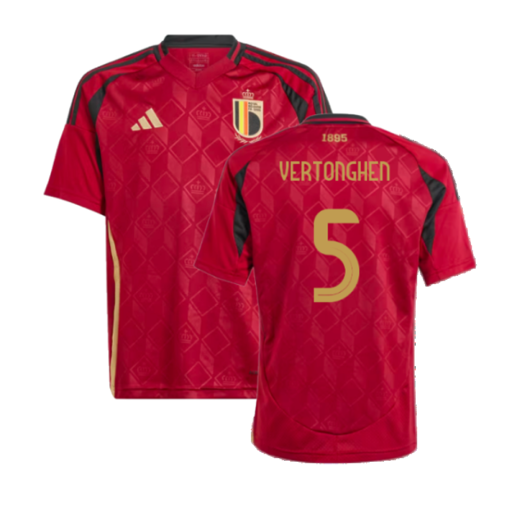 2024-2025 Belgium Home Shirt (Kids) (Vertonghen 5)