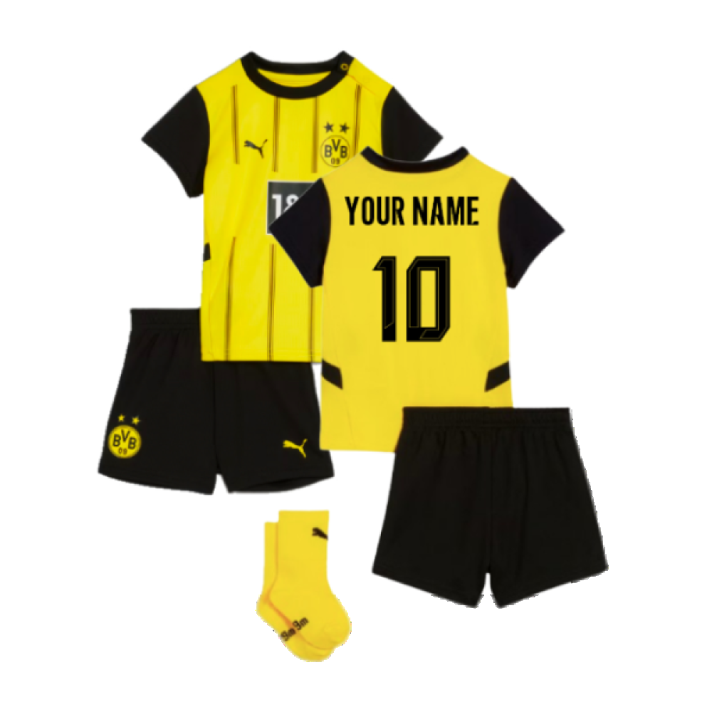 2024-2025 Borussia Dortmund Home Baby Kit (Your Name)