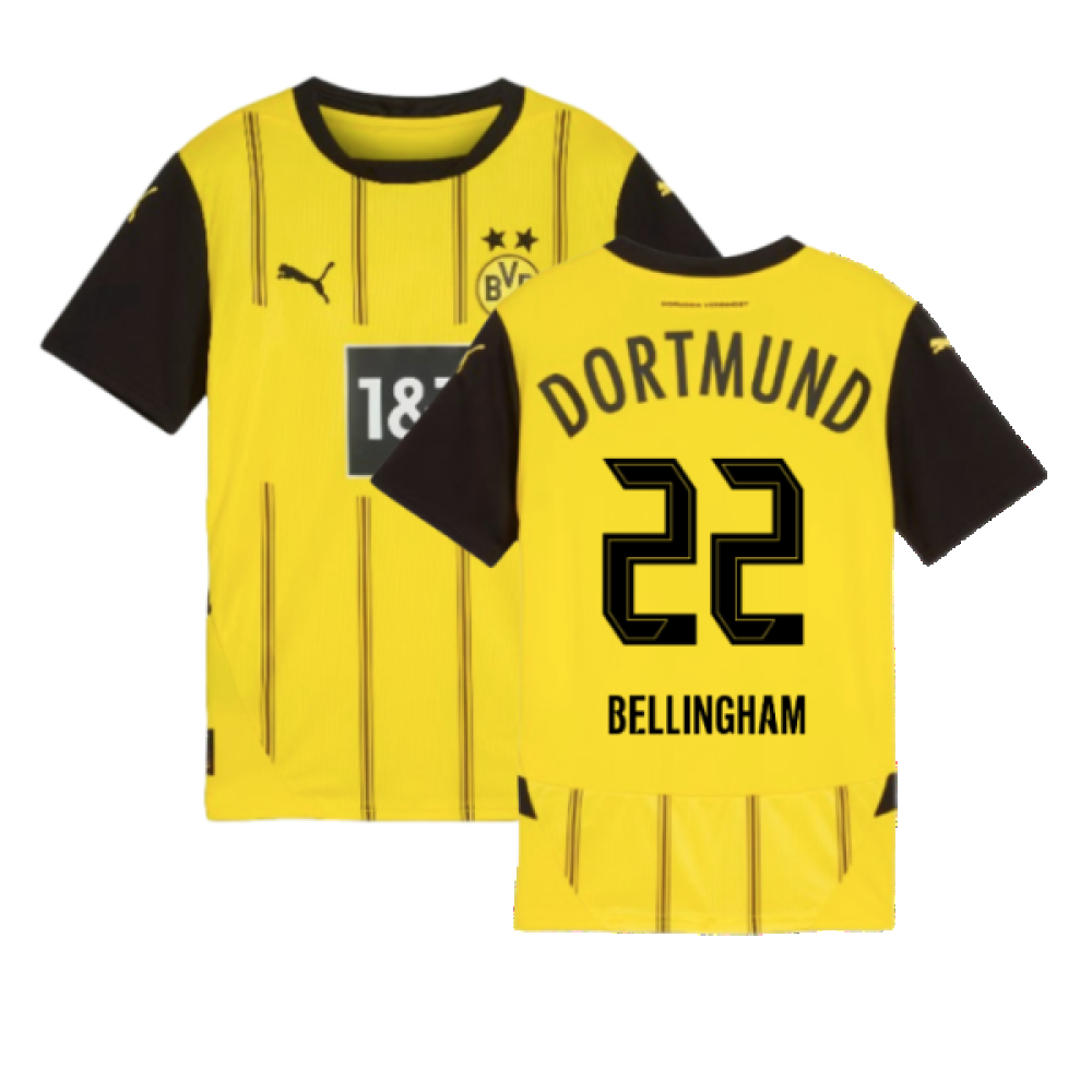 2024-2025 Borussia Dortmund Home Shirt (Kids) (Bellingham 22)