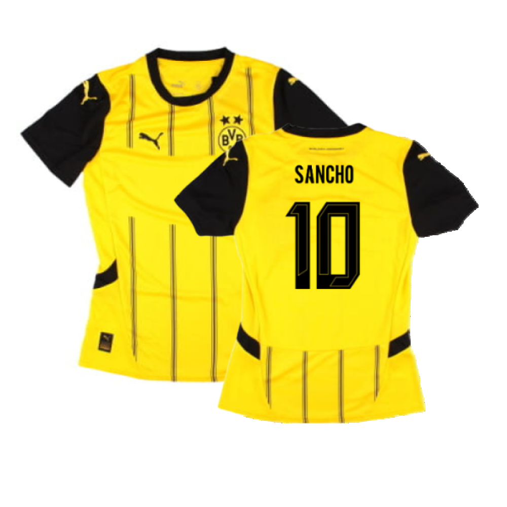 2024-2025 Borussia Dortmund Home Shirt (Ladies) (Sancho 10)