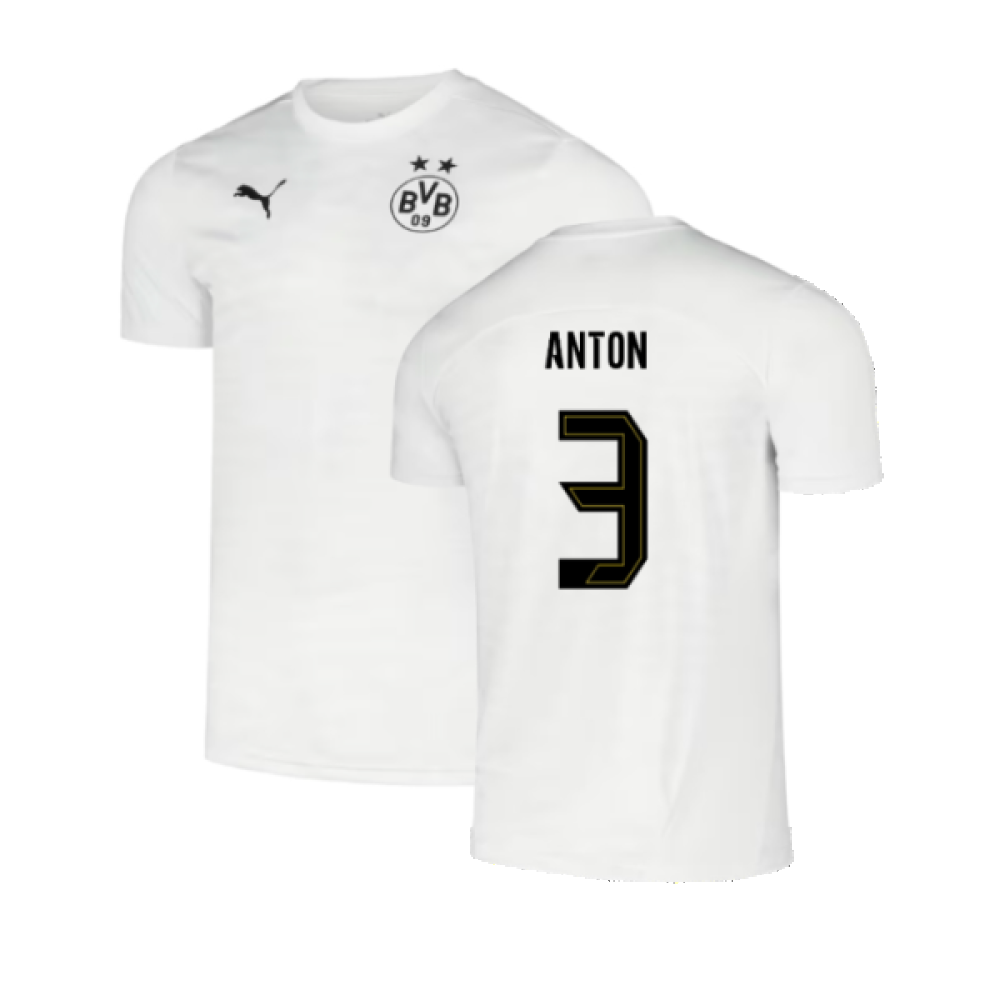 2024-2025 Borussia Dortmund Pre-Match Shirt (White) (Anton 3)