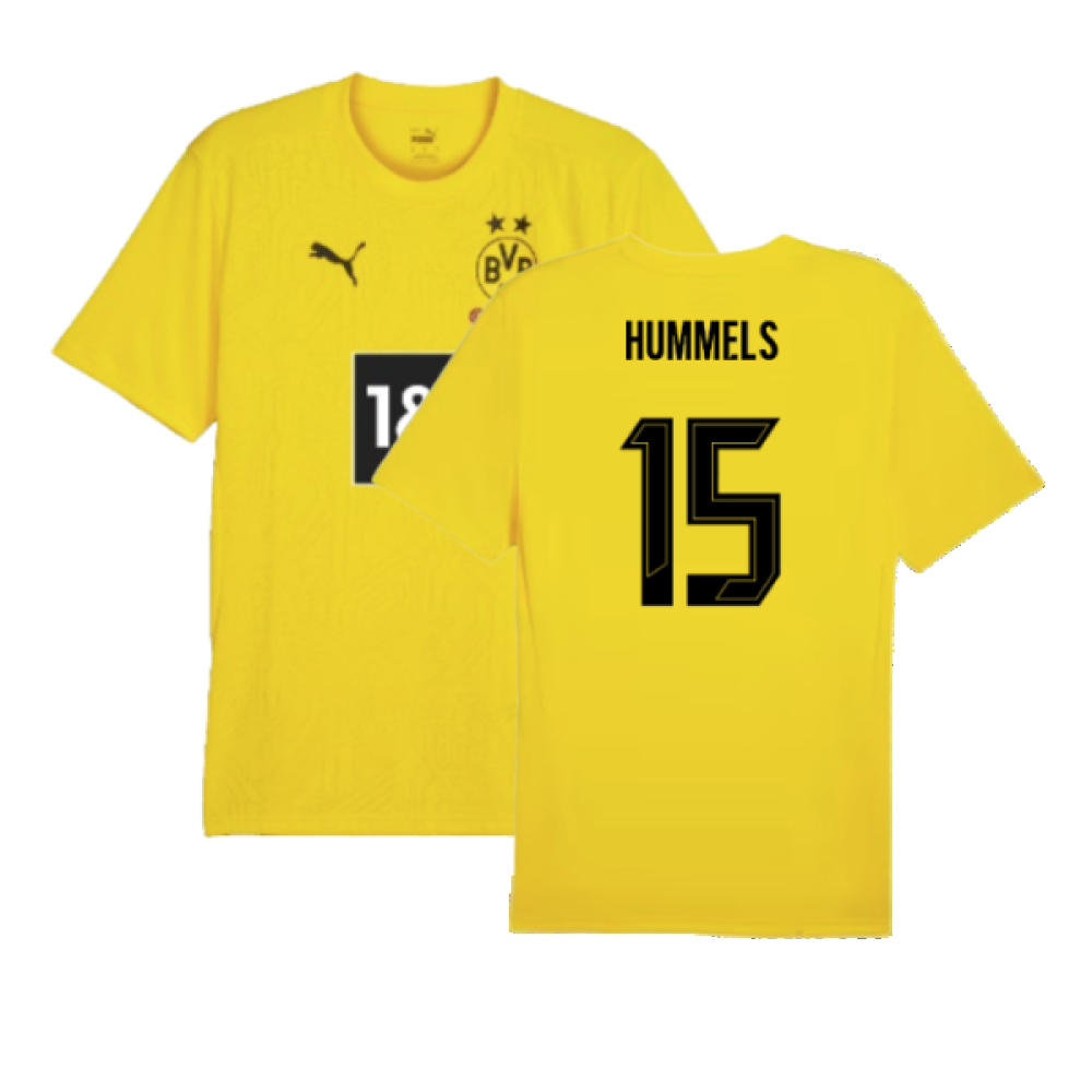 2024-2025 Borussia Dortmund Training Shirt (Yellow) (Hummels 15)