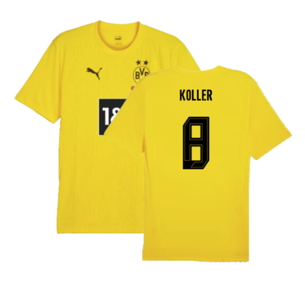 2024-2025 Borussia Dortmund Training Shirt (Yellow) (Koller 8)