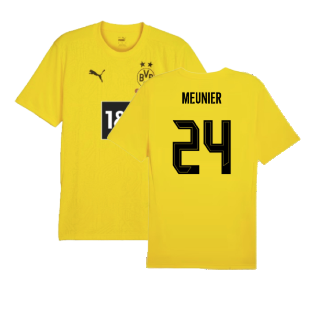 2024-2025 Borussia Dortmund Training Shirt (Yellow) (Meunier 24)