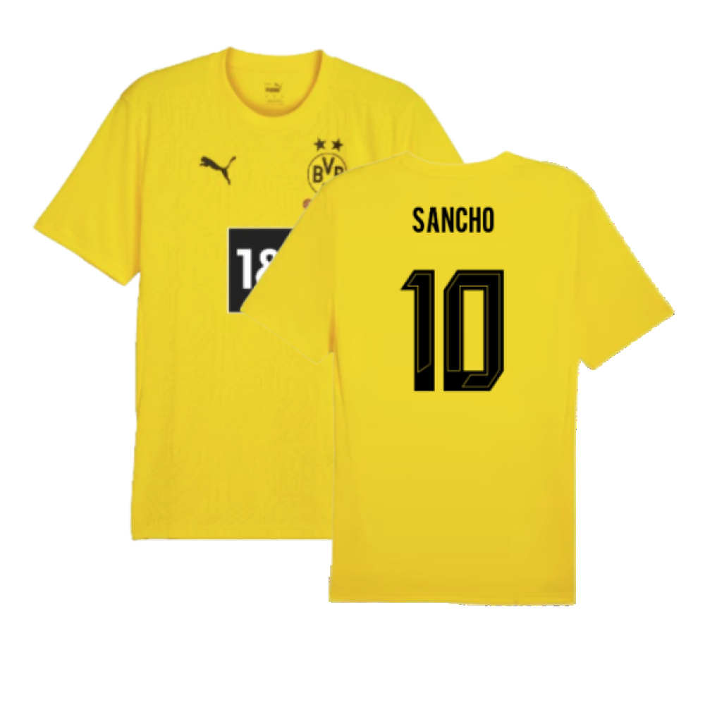 2024-2025 Borussia Dortmund Training Shirt (Yellow) (Sancho 10)