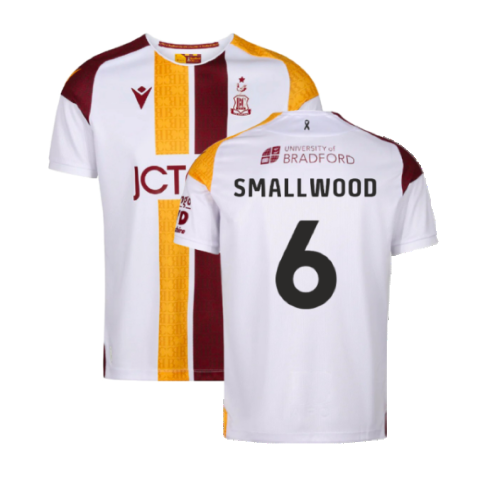 2024-2025 Bradford City Away Shirt (Smallwood 6)