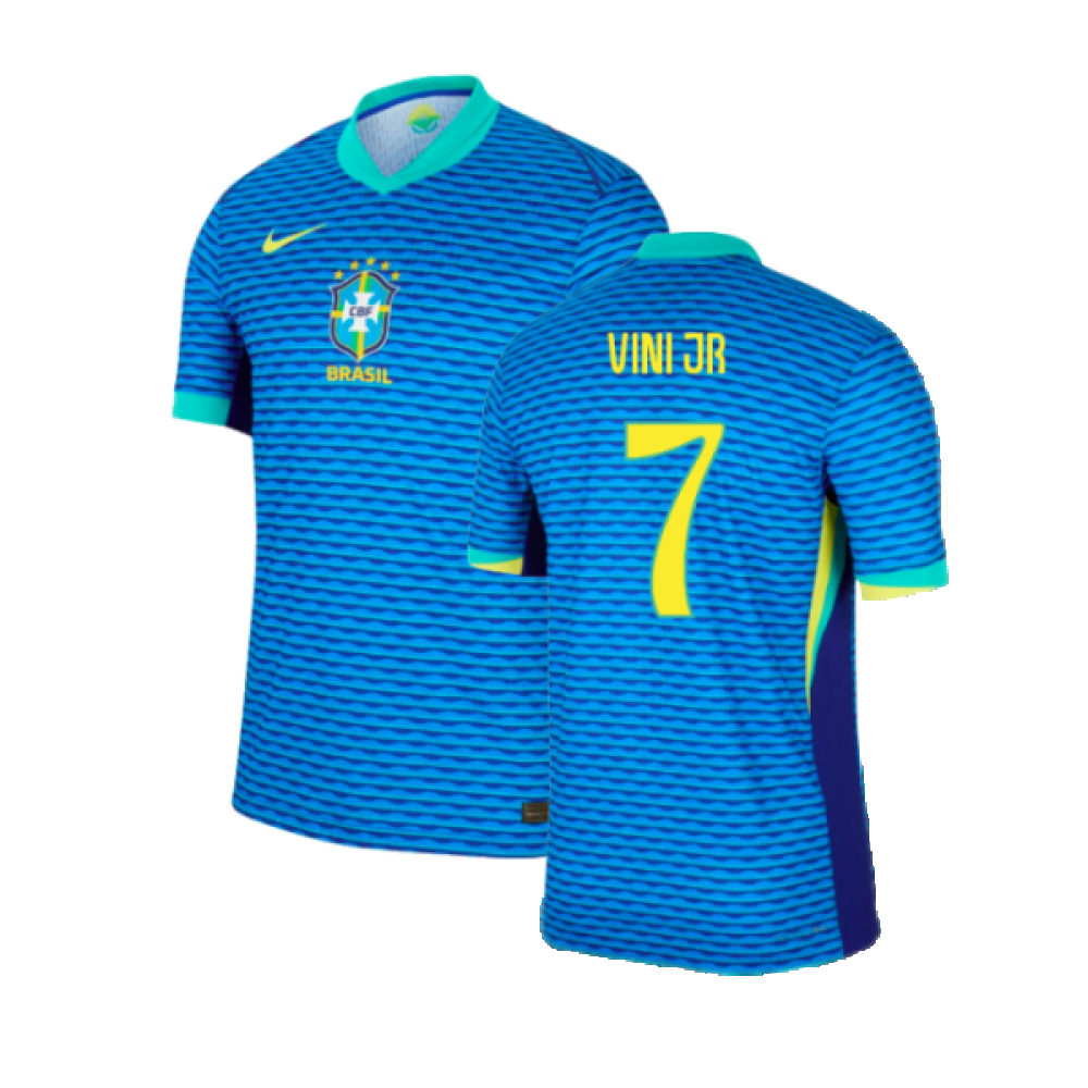 2024-2025 Brazil Away Dri-Fit ADV Match Shirt (Vini JR 7)