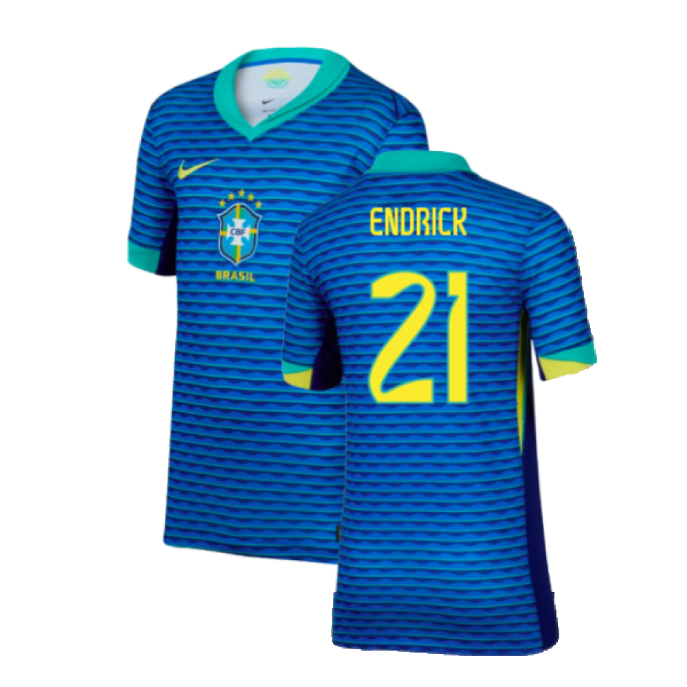 2024-2025 Brazil Away Shirt (Kids) (Endrick 21)