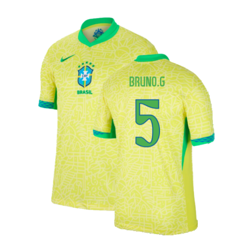 2024-2025 Brazil Home Shirt (Bruno.G 5)