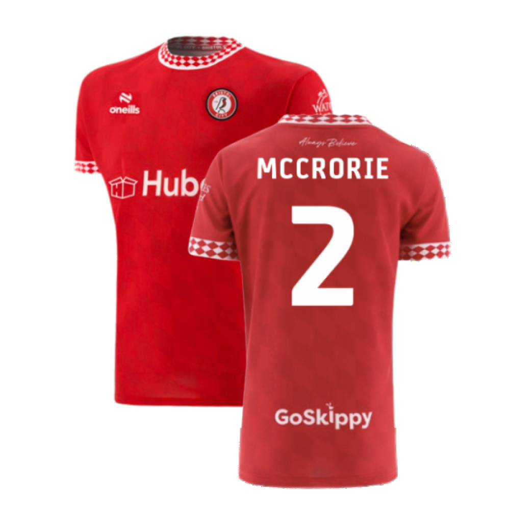 2024-2025 Bristol City Home Shirt (McCrorie 2)