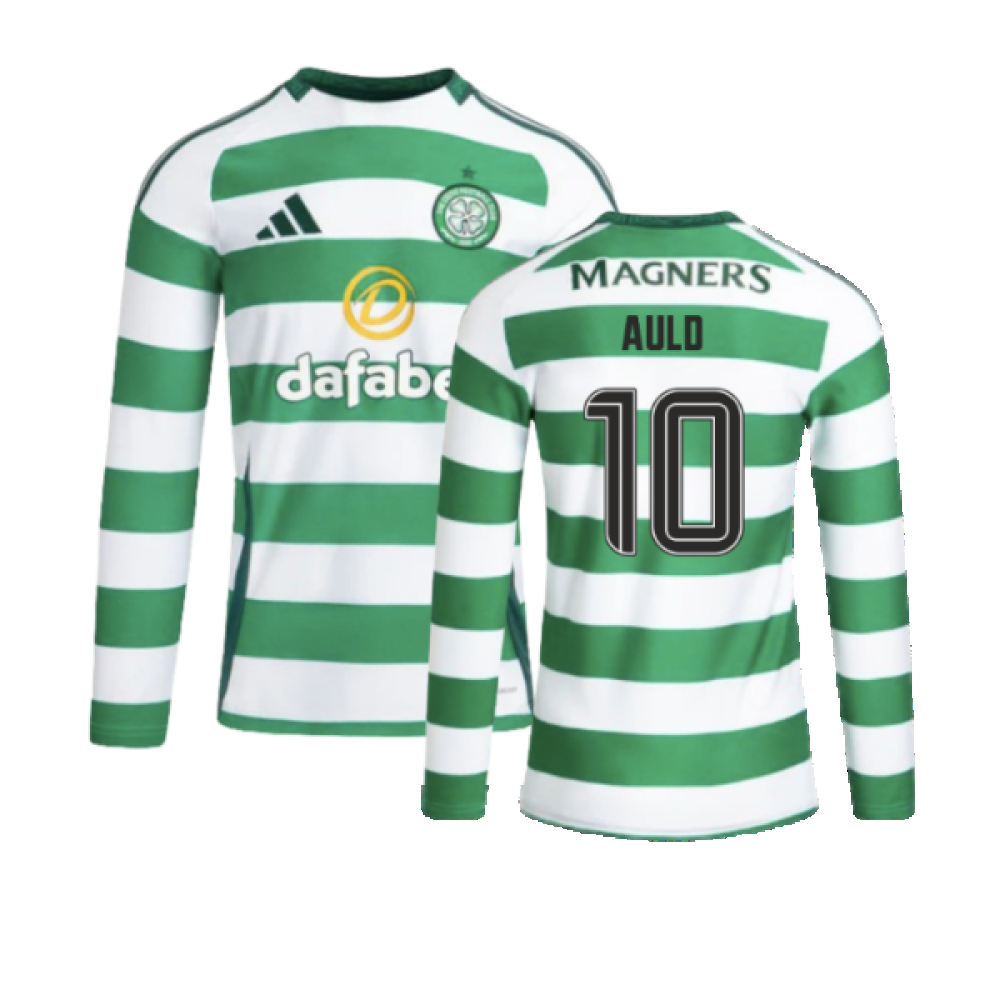 2024-2025 Celtic Home L/S Home Shirt (Auld 10)