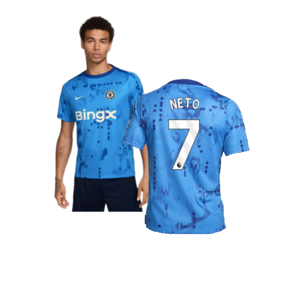 2024-2025 Chelsea Academy Pro Pre-Match Shirt (Blue) (Neto 7)