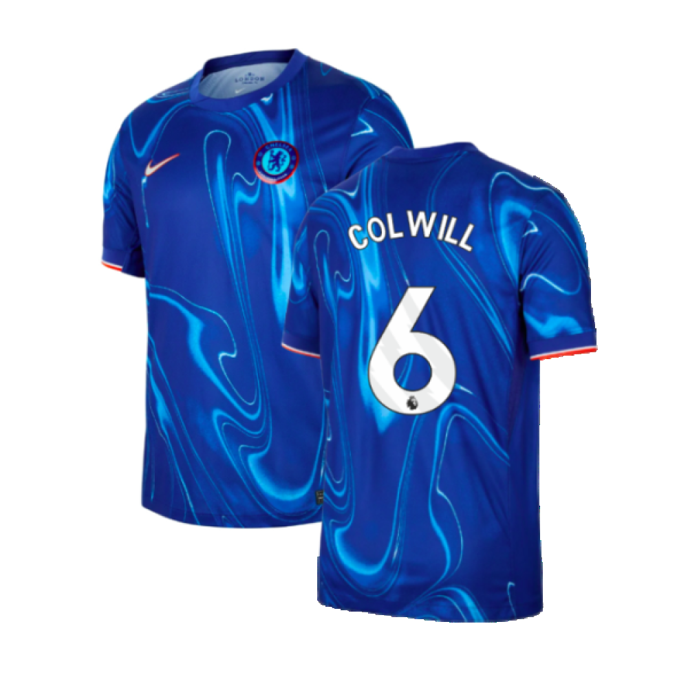 2024-2025 Chelsea Home Shirt (Colwill 6)