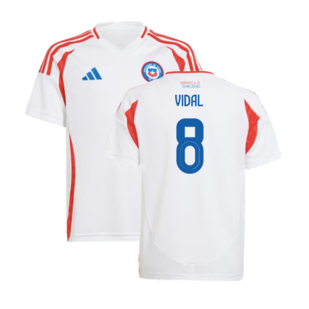 2024-2025 Chile Away Shirt (Kids) (VIDAL 8)