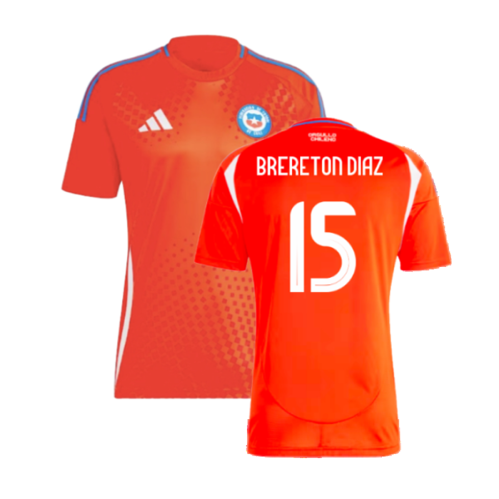 2024-2025 Chile Home Shirt (BRERETON DIAZ 15)