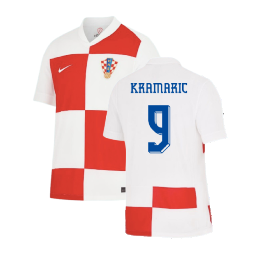 2024-2025 Croatia Home Shirt (Kramaric 9)