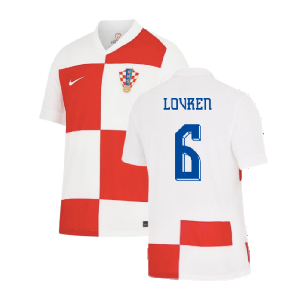 2024-2025 Croatia Home Shirt (Lovren 6)