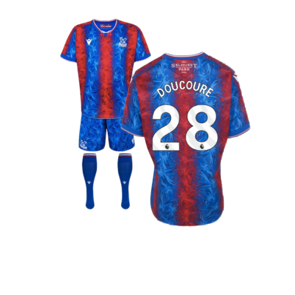 2024-2025 Crystal Palace Home Mini Kit (Doucoure 28)