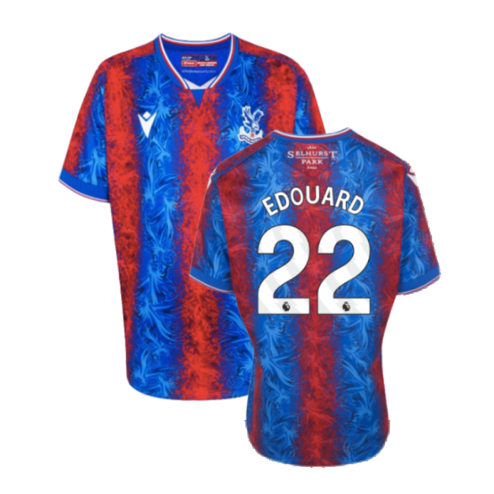 2024-2025 Crystal Palace Home Shirt (Kids) (Edouard 22)