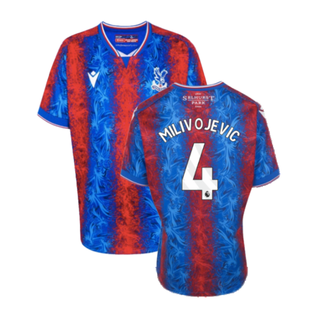 2024-2025 Crystal Palace Home Shirt (Kids) (Milivojevic 4)