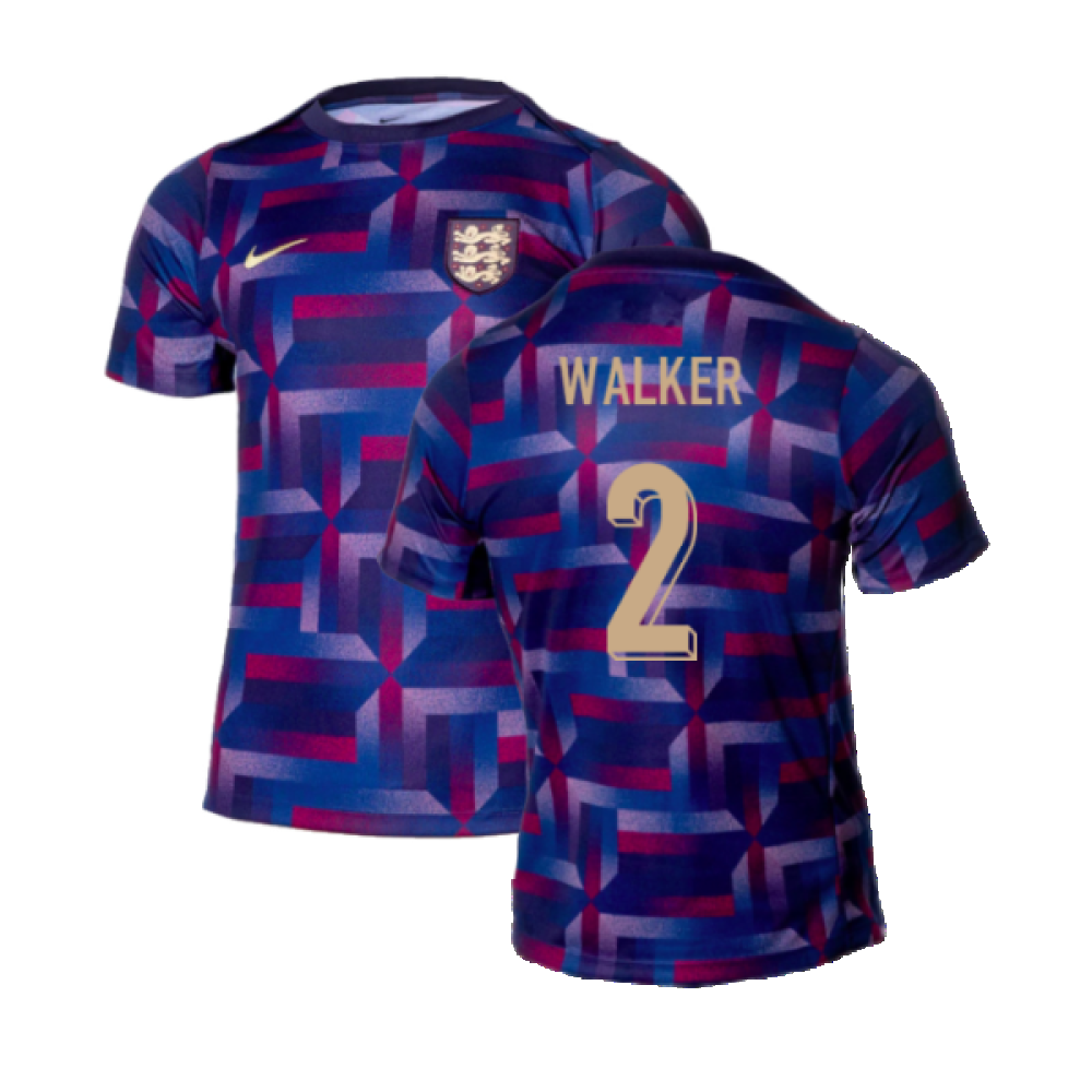 2024-2025 England Academy Pro Pre-Match Shirt (Purple Ink) (Walker 2)