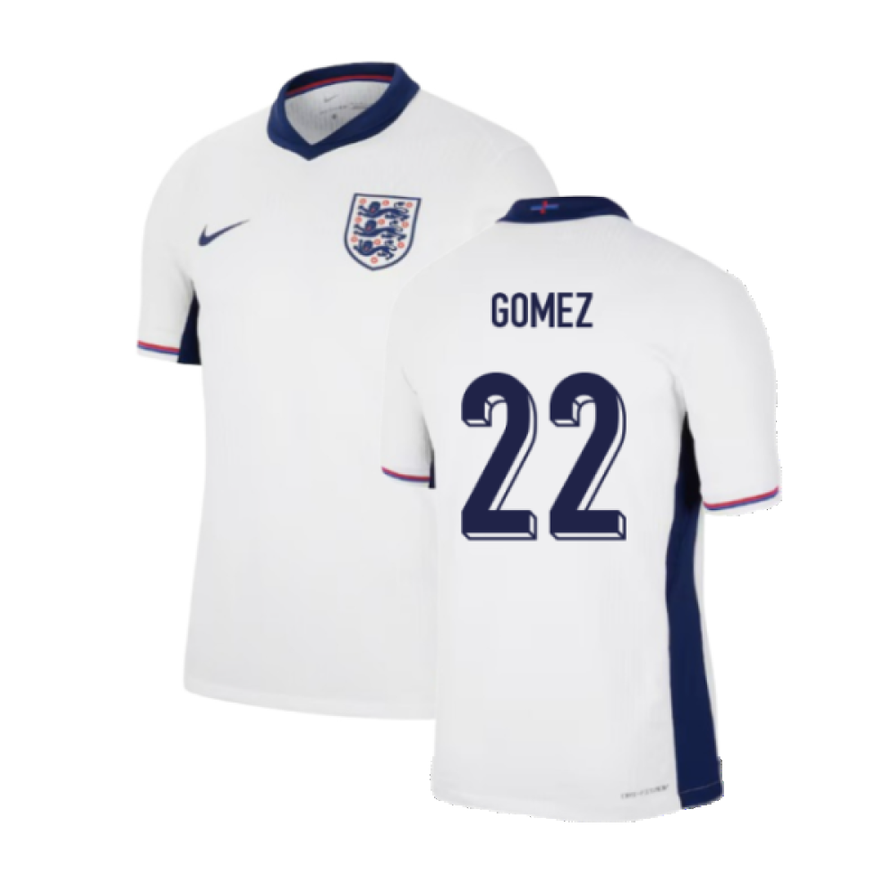 2024-2025 England Home Match Dri-Fit ADV Authentic Shirt (Gomez 22)