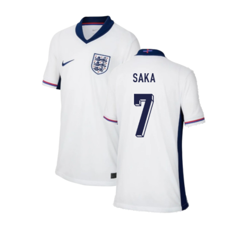 2024-2025 England Home Shirt (Kids) (Saka 7)