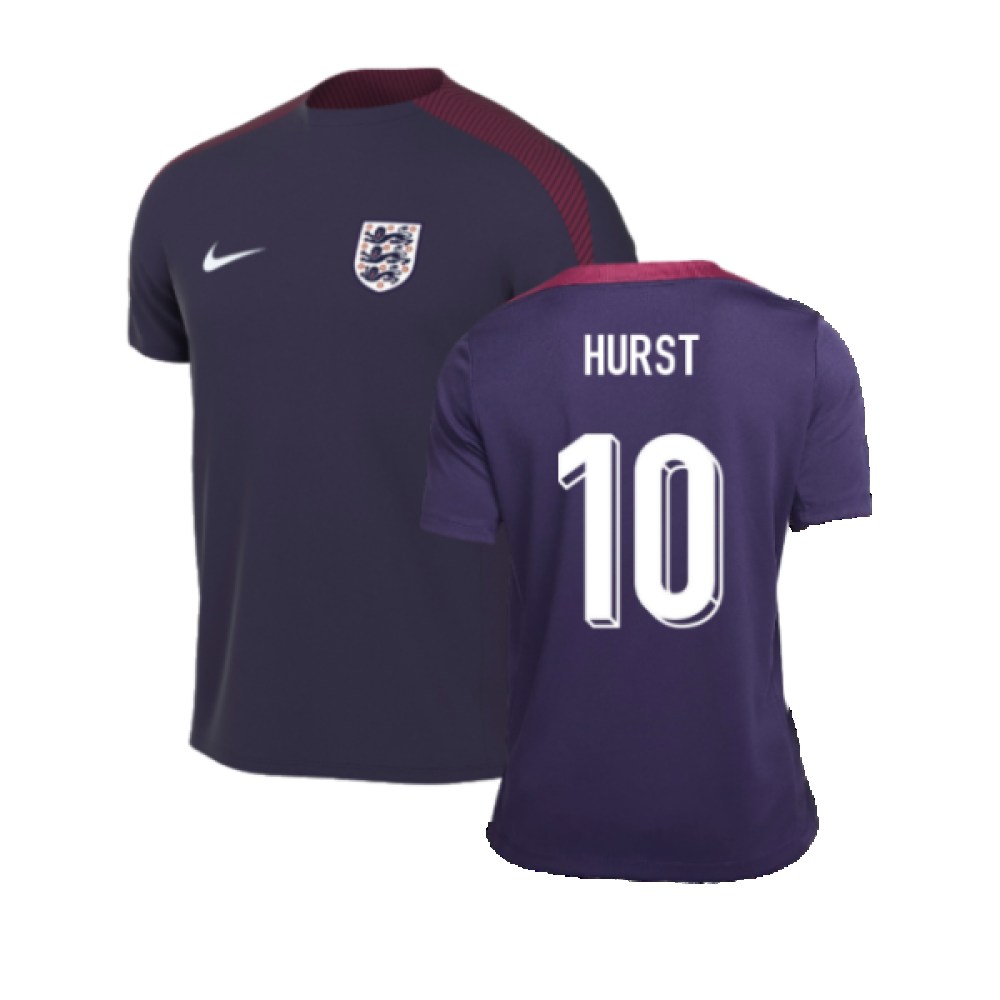 2024-2025 England Strike Training Shirt (Purple Ink) (Hurst 10)