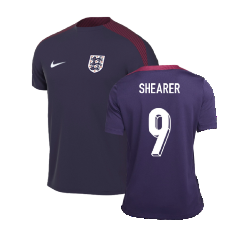 2024-2025 England Strike Training Shirt (Purple Ink) (Shearer 9)