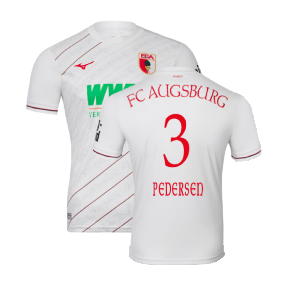 2024-2025 FC Augsburg Home Shirt (Pedersen 3)